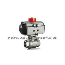 Stainless Steel Pneumatic Control Actuator Ball Valve for Water Treatment